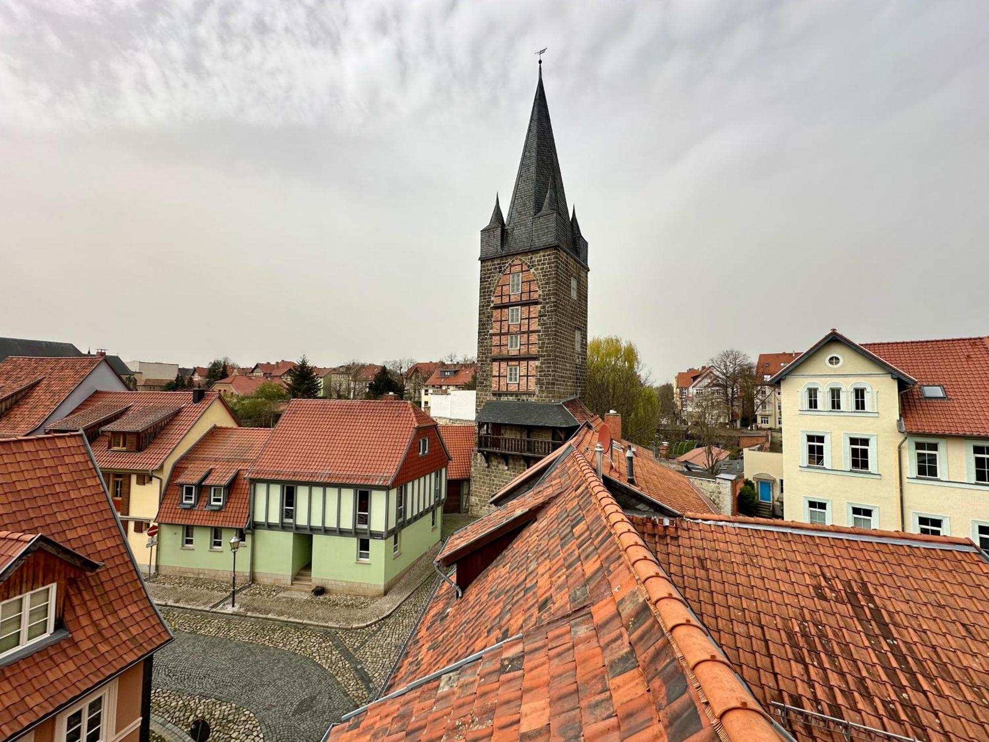 Ferienwohnung Unterm Schreckensturm Quedlinburg Exterior foto