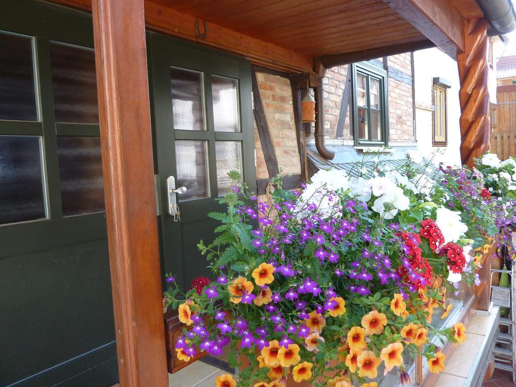Ferienwohnung Unterm Schreckensturm Quedlinburg Exterior foto